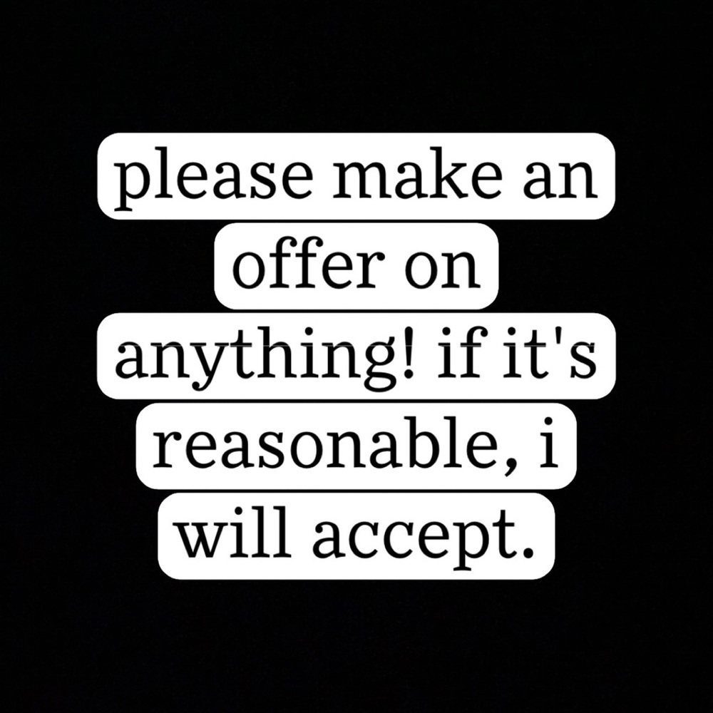 MAKE AN OFFER!!!